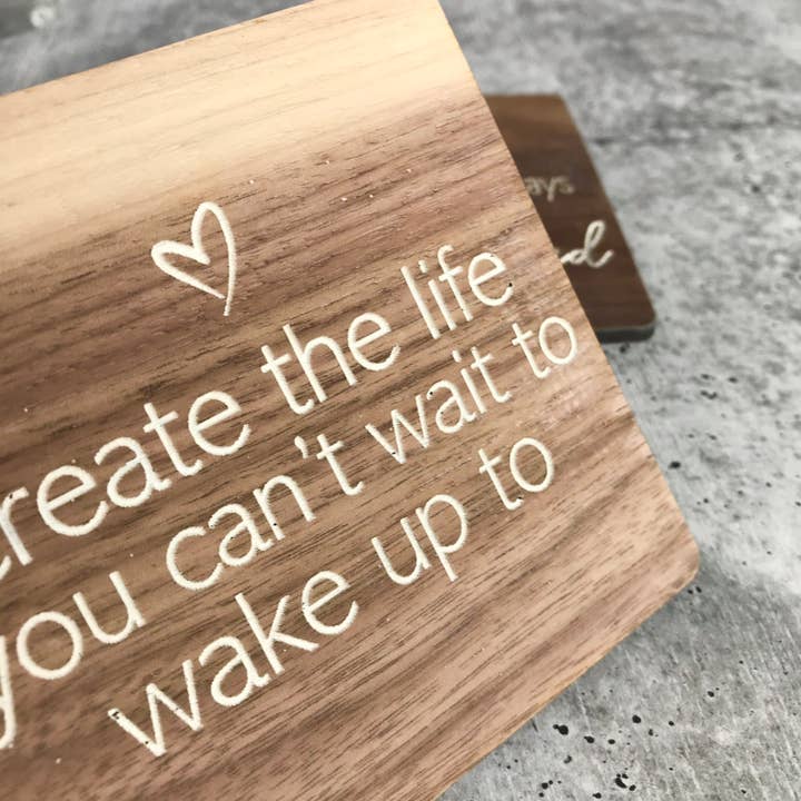 Walnut Coaster for wholesale by Hopkins Handcrafts