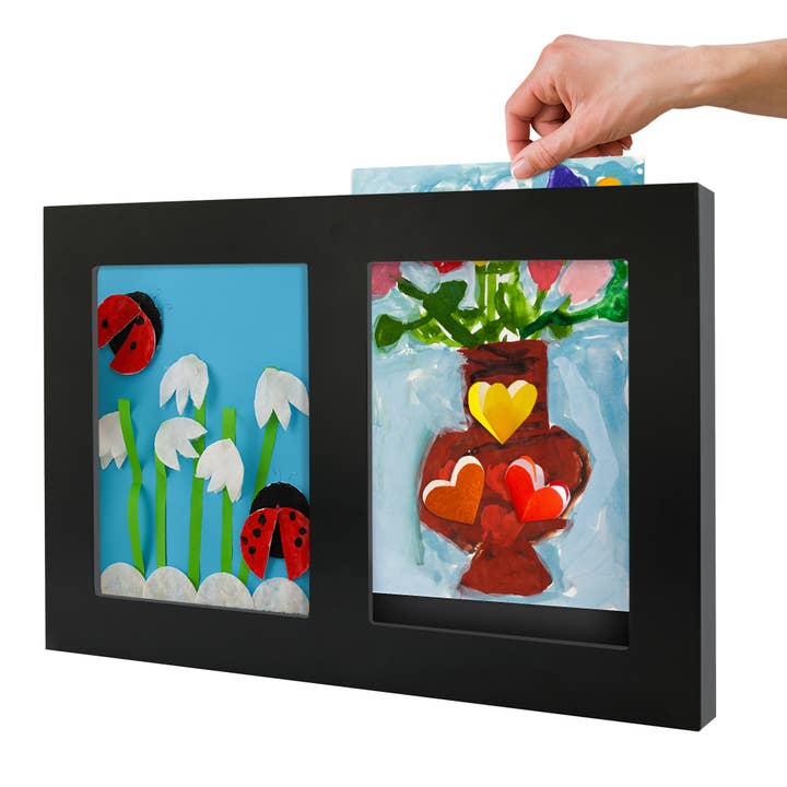 Americanflat - 8.5x11 Slide-In Collage Kids Art Frame for wholesale by Americanflat