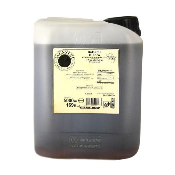 M5 Corporation - Wholesale Vinegar - White Balsamic Vinegar - 169oz (5Liter)