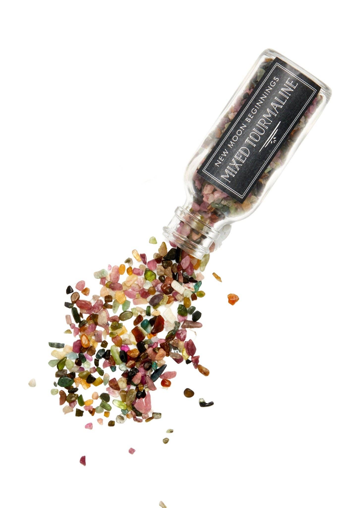 New Moon Beginnings - Wholesale Spiritual Stone/Crystal - Natural Gemstone Chips in a Bottle -70 stone types available20