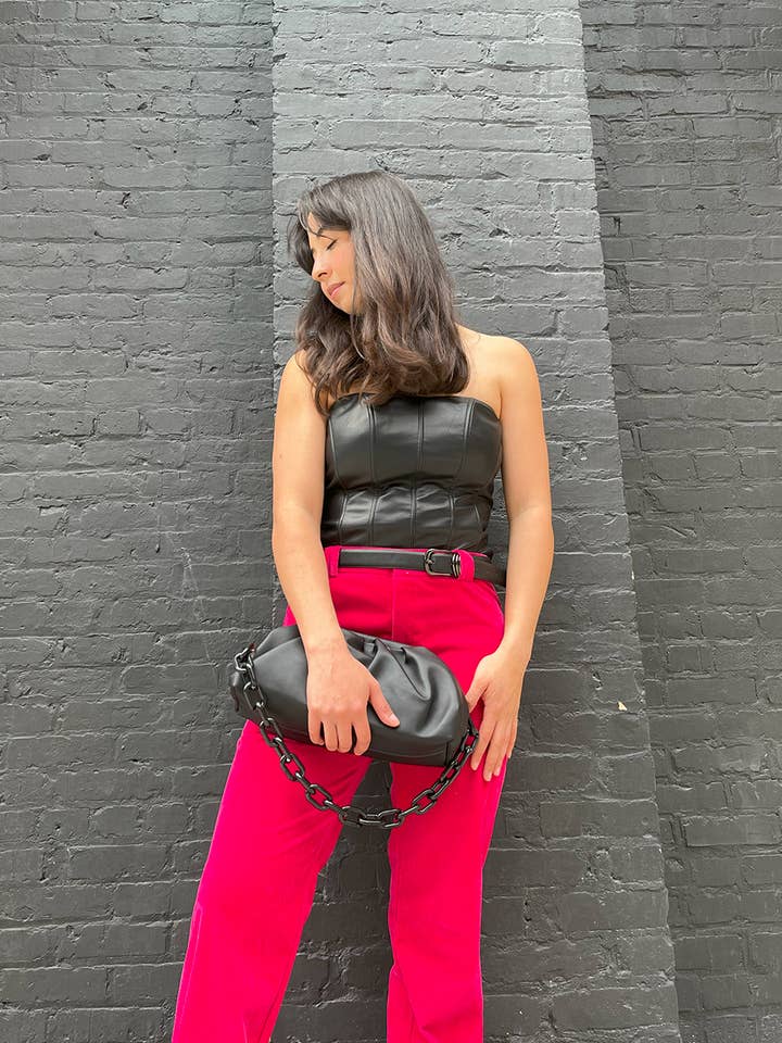 JN2235 Kyoto Pleated Shoulder Bag for wholesale by Jen & Co.