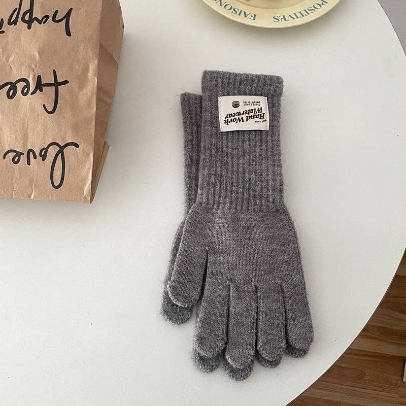 Plush Looks - Wholesale Gloves - Kids - Kids Finger Touchscreen Knitted Gloves0