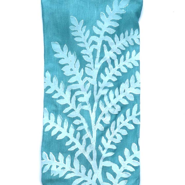 Windsparrow Studio - Wholesale Fashion Headband - Women's - Leafy Branch Headband (white ink)