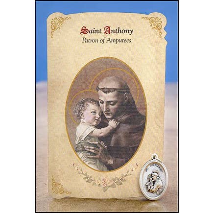 Christian Brands Catholic - Wholesale Religious Card - St Anthony Hlng Medal Set 6Pcs