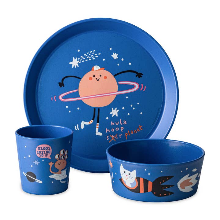 Conjunto de Louça Infantil CONNECT SPACE por atacado de Koziol ideas for friends GmbH