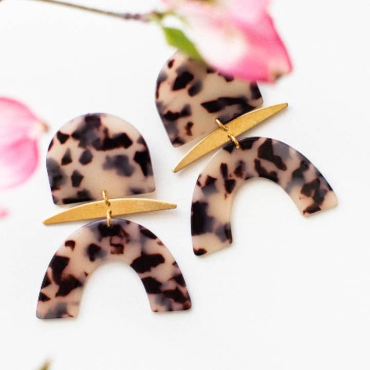 Rose Tortoise Half Moons for wholesale by Finds Design