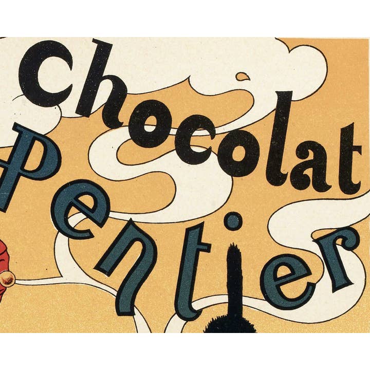 Rock Paper Scissors Wall Art - Wholesale Art Print - Vintage chocolate advertisement | Chocolat Carpentier | French cafe kitchen art | Coffee, tea wall art | Dog, cat, baby in art | H. Gerbault2