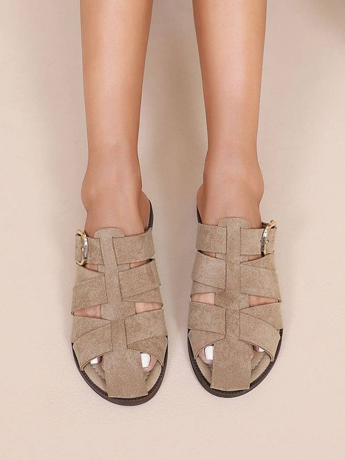 Elegante gevlochten sandalen GZ-316 voor wholesale door Joia Paris