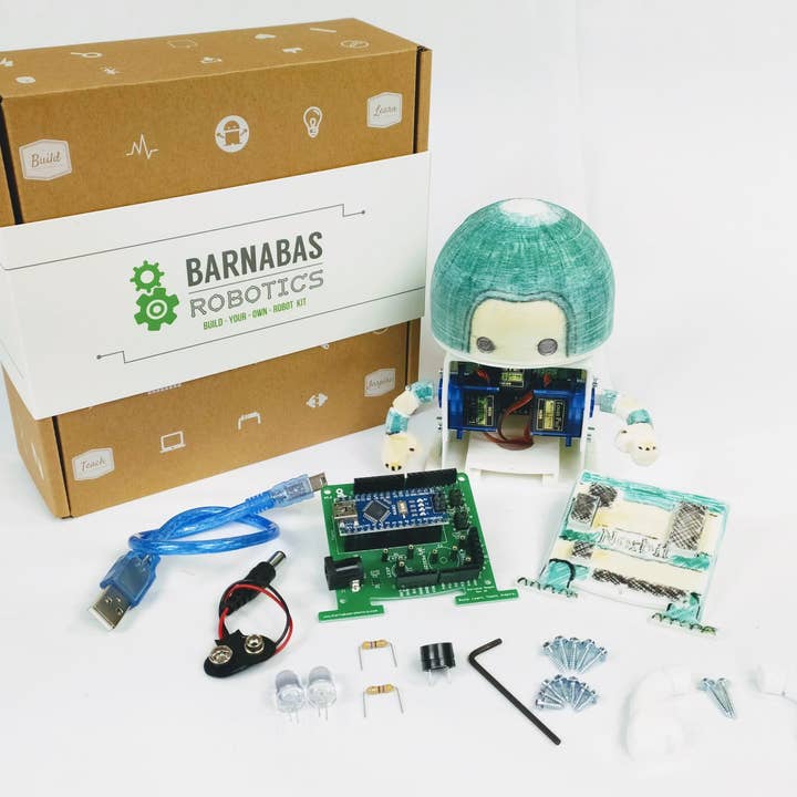Barnabas Robotics - Wholesale Electronic Toy - Kids & Baby - Barnabas-Bot: Arduino-Compatible 3-D Printed Robot Kit (Ages 9-12)0
