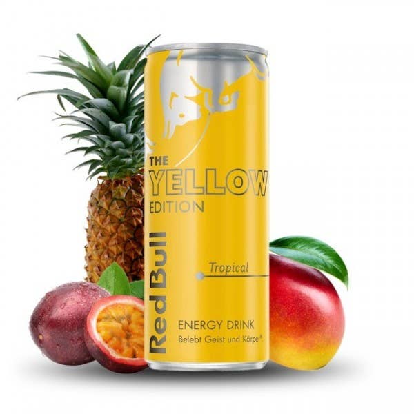Red Bull Edición Amarilla 250 ml para venta al por mayor de MY CANDY SHOP