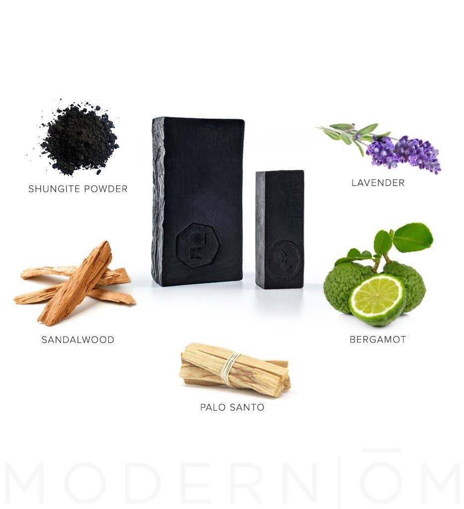Modern ŌM - Wholesale Bar Soap - Shungite Detox Soap2