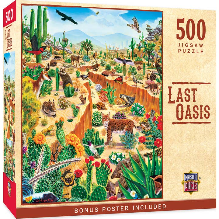 Last Oasis 500 Piece Puzzle for wholesale by Masterpieces Puzzles