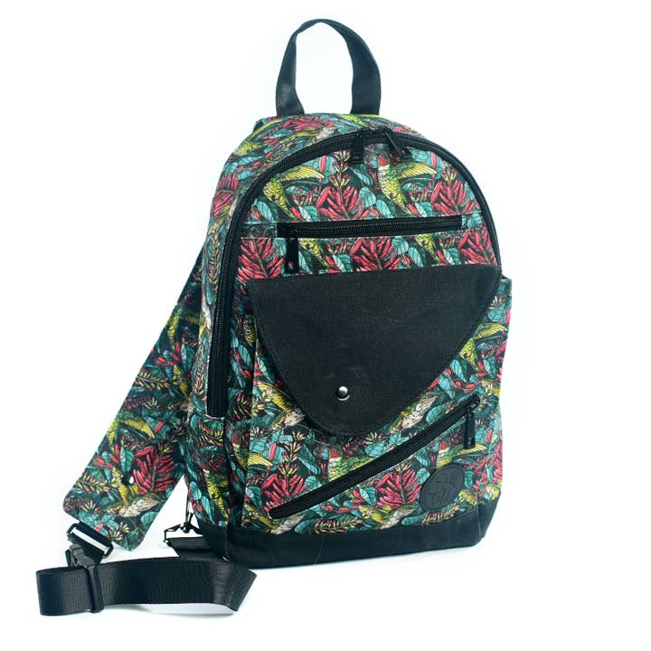 Flying Jewels Sling Backpack for wholesale by Sipsey Wilder
