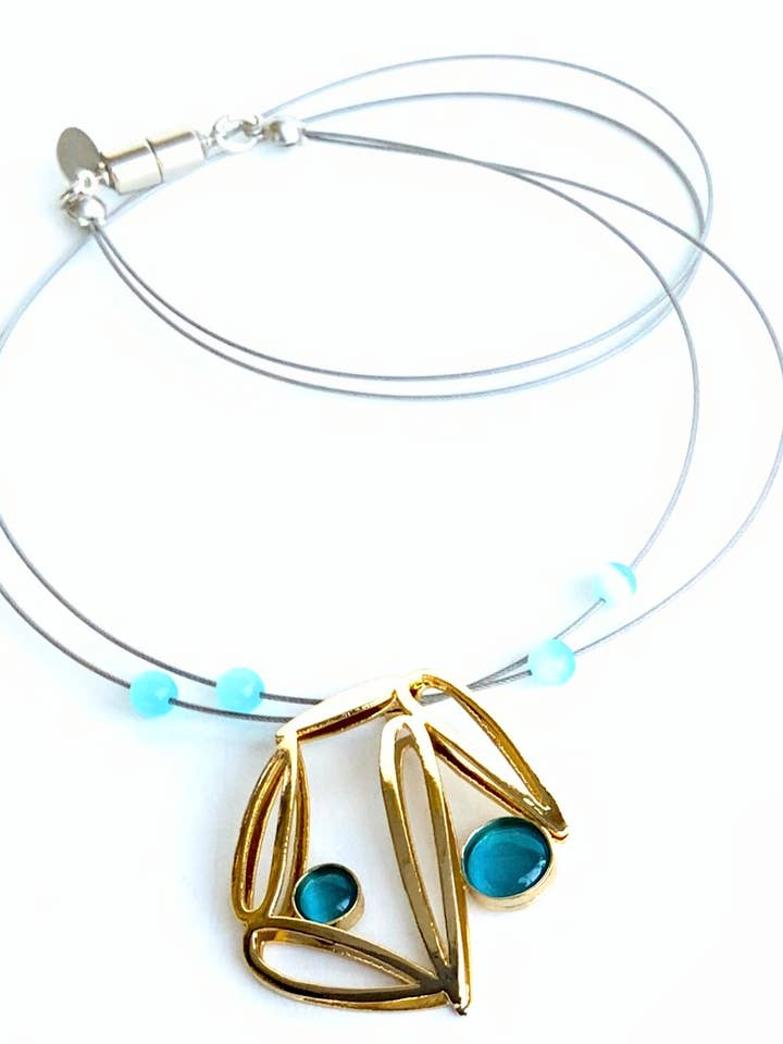 COLARES (F2) - 2 Fios de Pescoço c/contas 19''+ ext por atacado de Christophe Poly / Crono Design