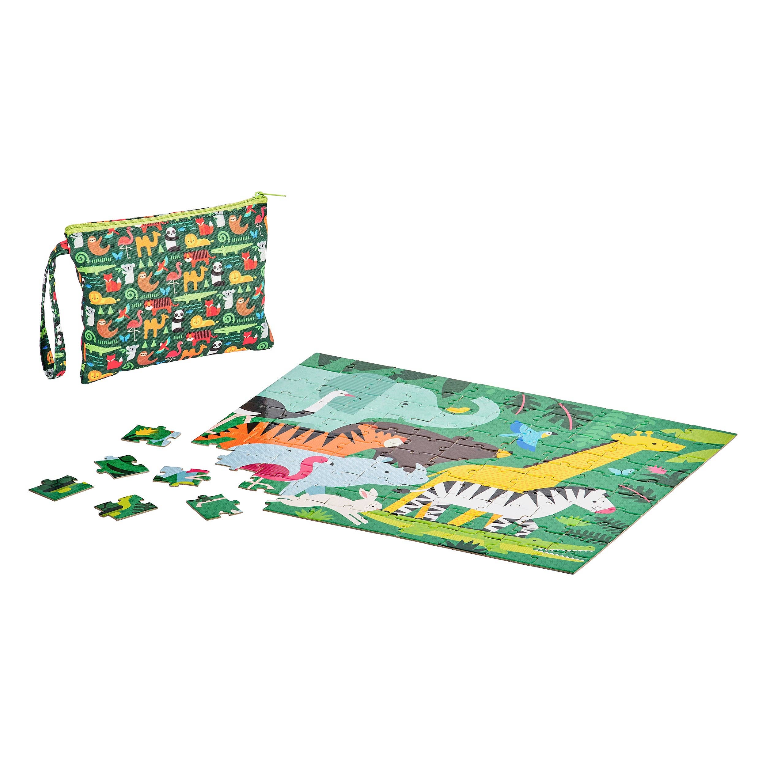 Chronicle Books - Wholesale Puzzle - Kids - Two Sided On-The-Go Puzzle  Animal Menagerie2