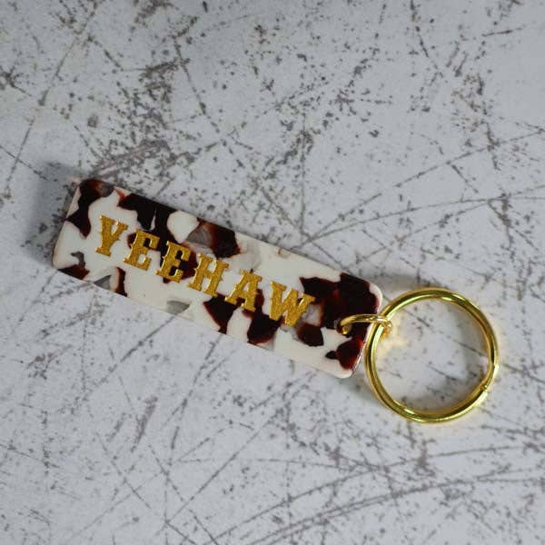 Yeehaw Keychain for wholesale by Rock And Rose Motel