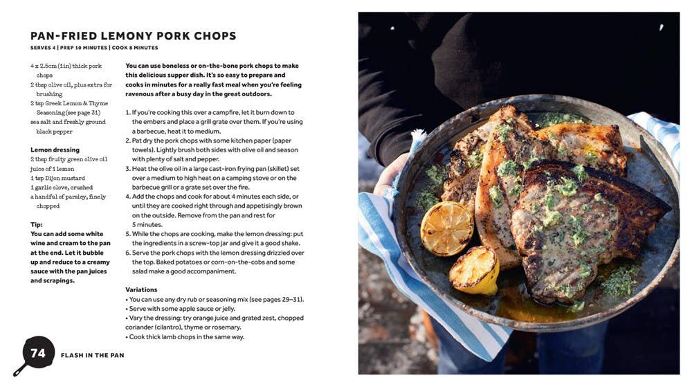 HarperCollins - Wholesale Cookbooks & Food - The Camping Cookbook : Heather Thomas6