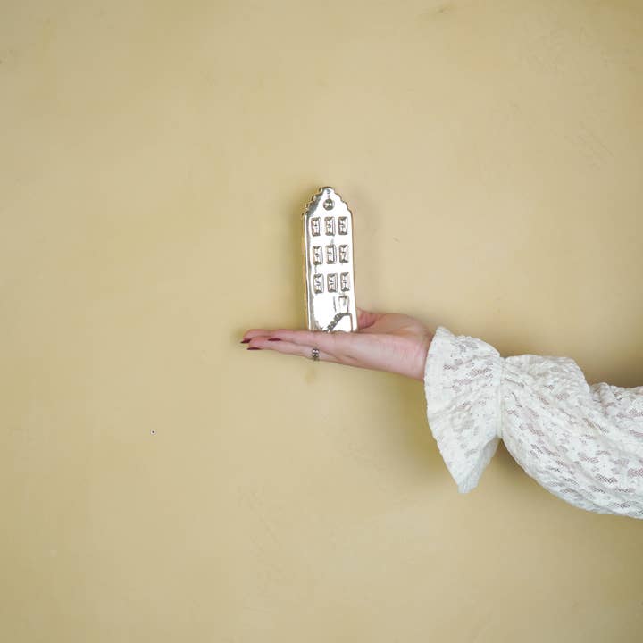 Housevitamin bv - Wholesale Vase - Flower Vase - House Vase - Ceramic - Gold- 5x4,5x14,5 cm2