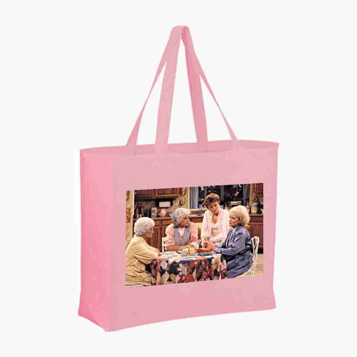 Golden Girls Pink Tote Grocery, Beach Bag for wholesale by BMS BIZ
