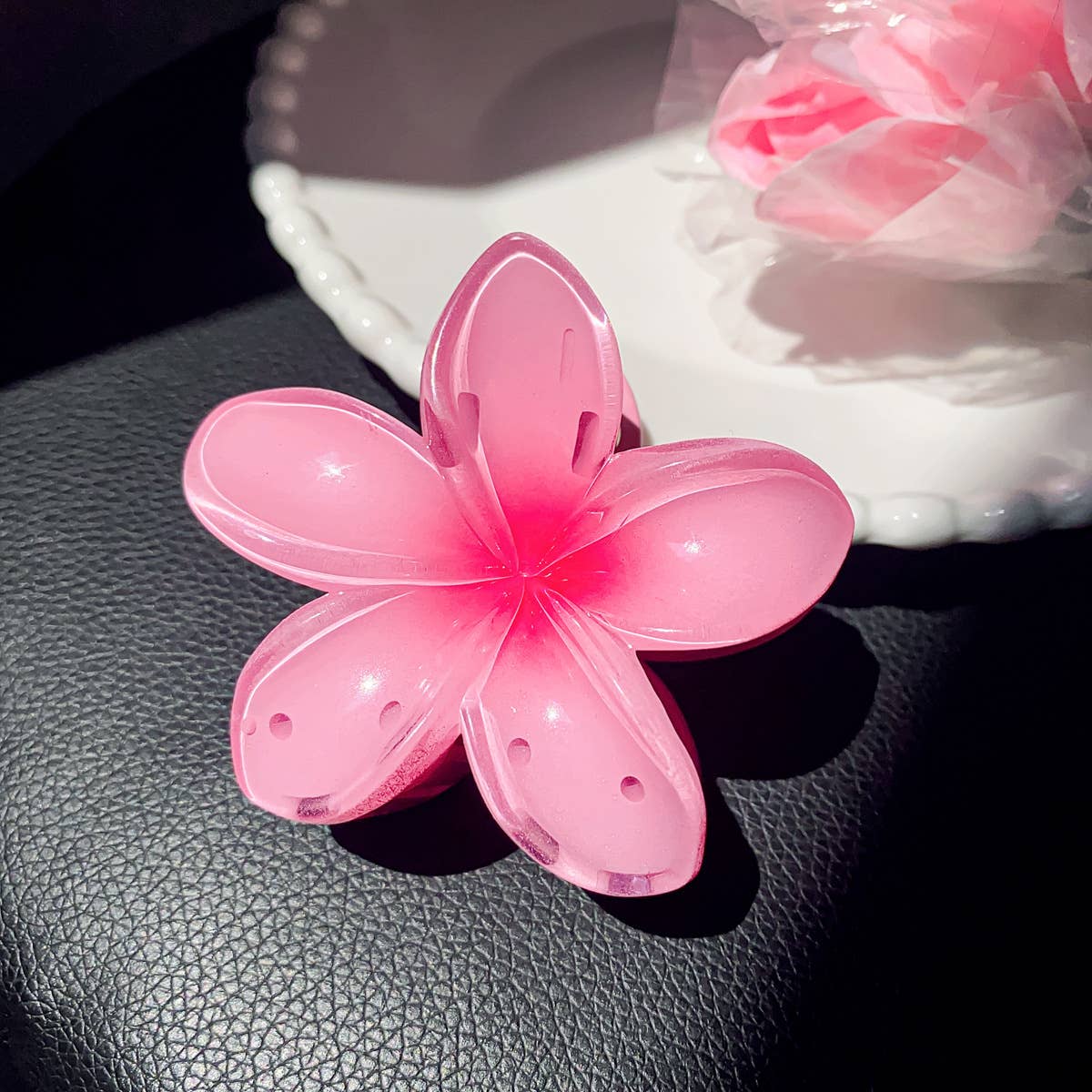 Little Trendy - Wholesale Hair Clip - Women's - Colorful Flower hair claw Clip summer flower hair clip9