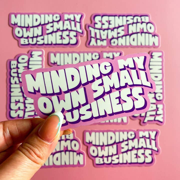 Small Business Sticker for wholesale by Stark + Stanley