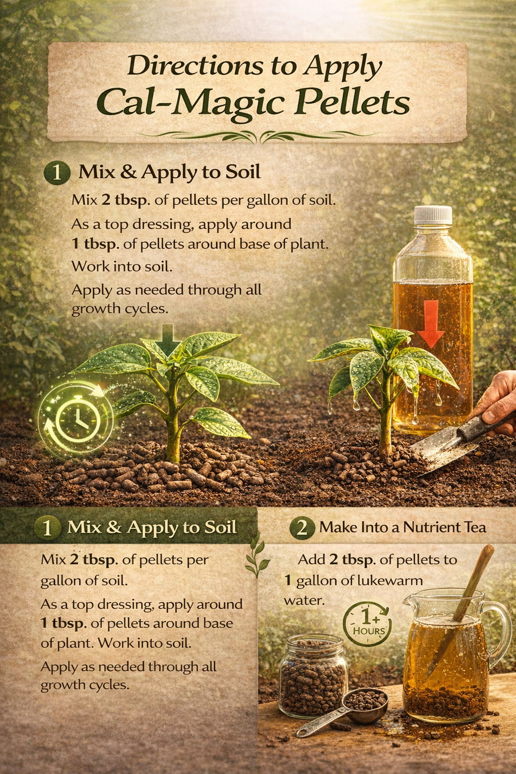 Happy Bunny Farms - Wholesale Fertilizer - CalMagic, Organic Cal-Mag Supplement for Plants5