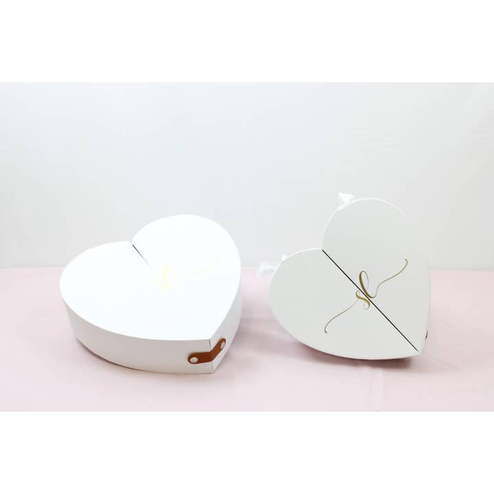 Elegant Design Supply - Wholesale Gift box - Sweet Love Heart Flower Gift Box - Various Colors - For preserved / Eternal Roses / Gift / Chocolate Strawberry Arrangements1