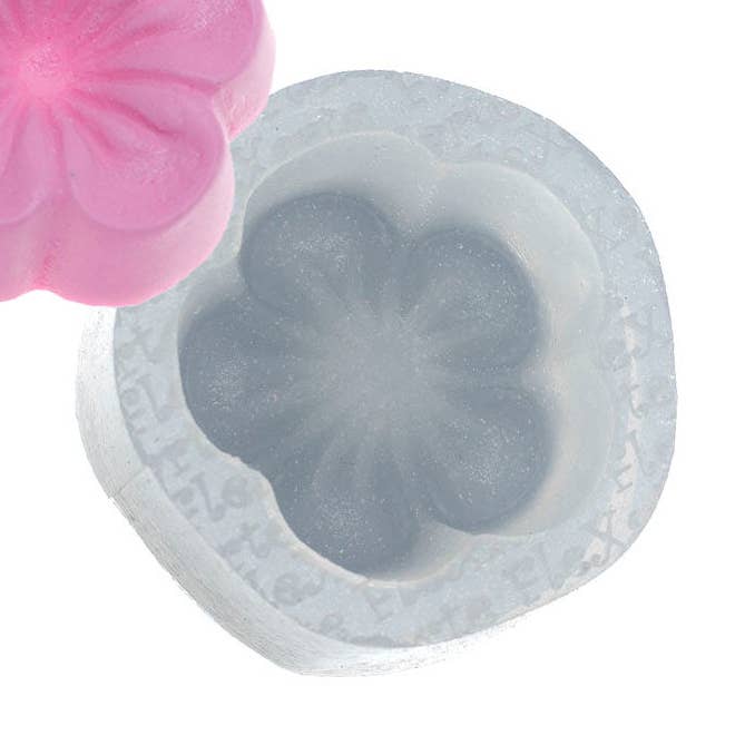 Stampo in silicone a forma di fiore di pesco, per decorare torte, cupcake, fondant, cioccolatini, caramelle, fai da te per la vendita all'ingrosso da parte di Flexarte USA