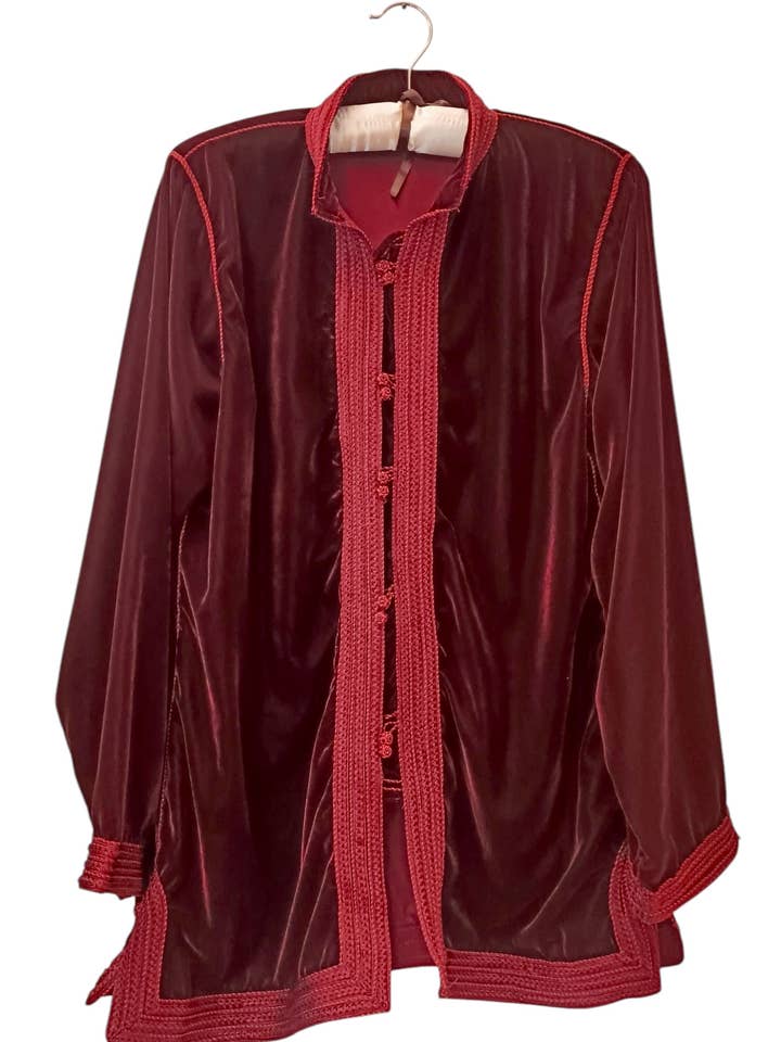 Marco Polo jacket in burgundy red for wholesale by Teod’amar Venezia