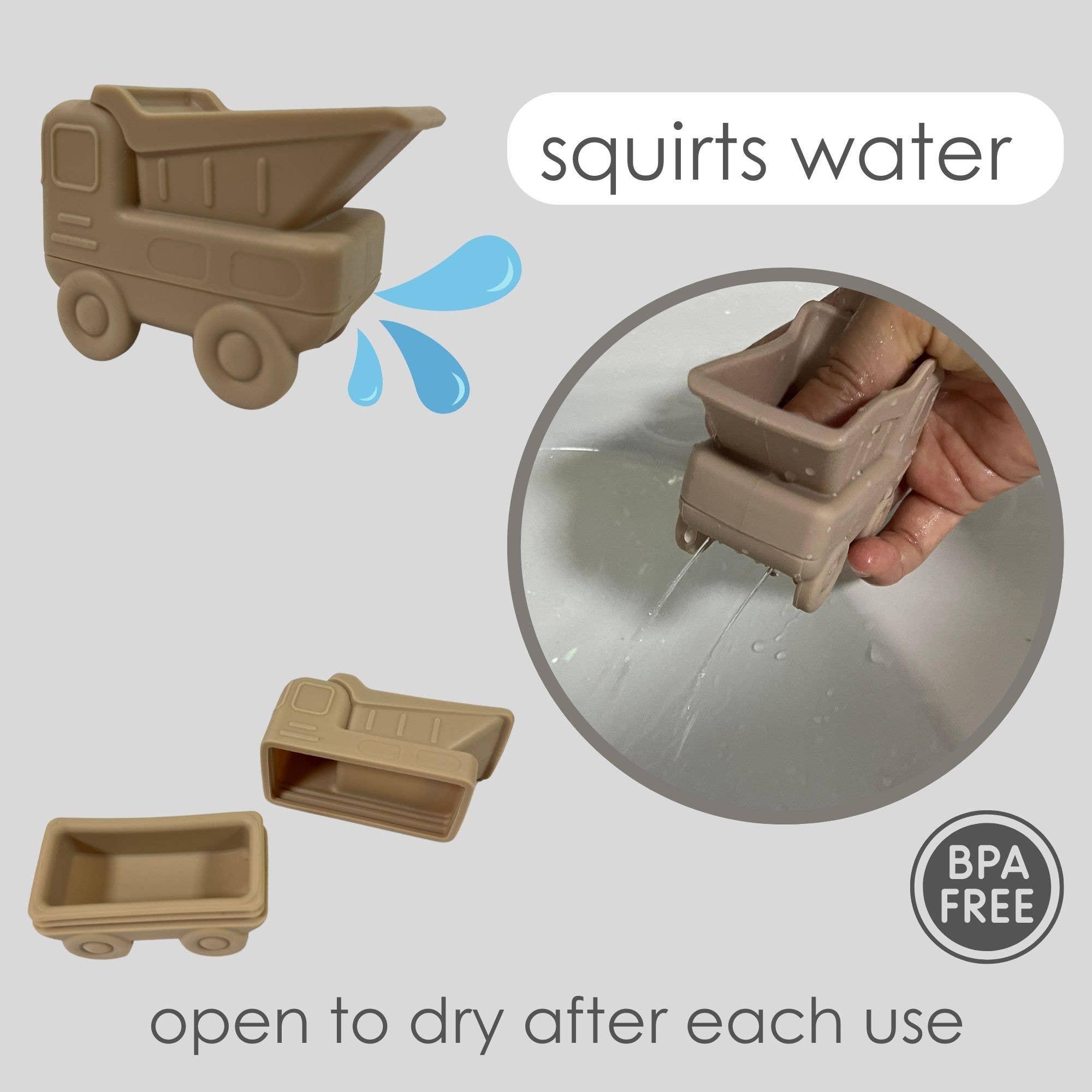 Ali+Oli - Wholesale Bath Toy - Baby - Ali+Oli Squirt Water Bath Toy Set (Construction) Mold Free8