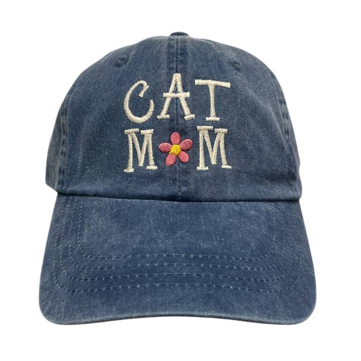 Cat Mom Baseball Cap for wholesale by Tug Tees