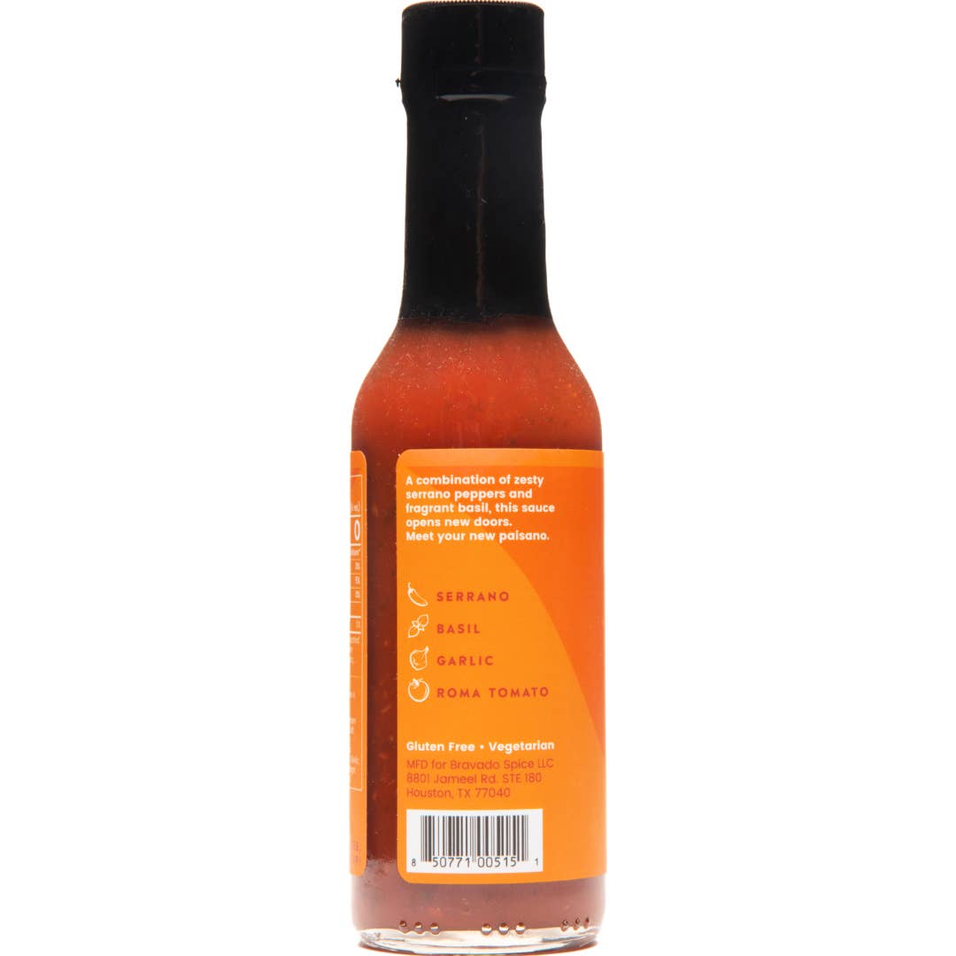 Bravado Spice Co. - Wholesale Hot Sauce - Serrano & Basil Hot Sauce (12-Pack)4