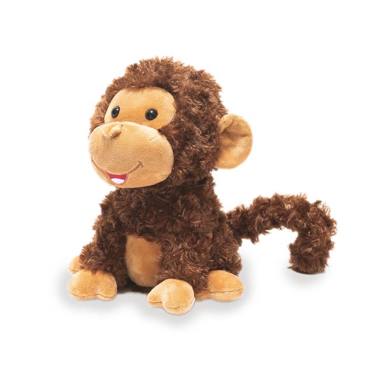 Cuddle Barn, Inc. - Vente Peluche – enfant et bébé - Crackin' Up Coco (jouet en peluche mignon singe rieur pour enfants)1