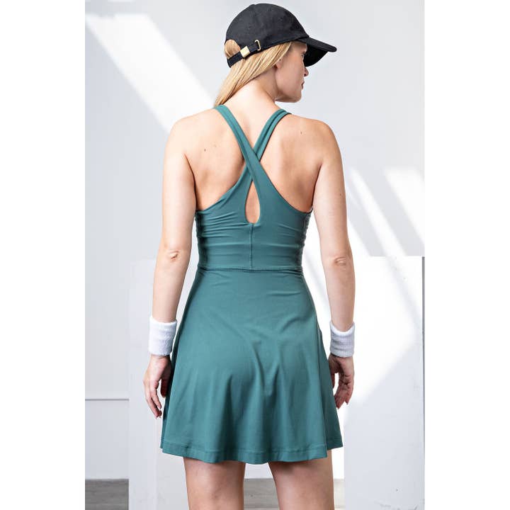 Rae Mode - Wholesale Athletic Dress - Women's - BUTTER ROMPER DRESS WITH KEYHOLE13