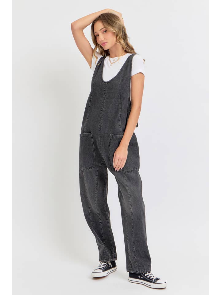 Sweet Lovely by Jen - Wholesale Jumpsuit - Women's - BESTSELLER ONE-AND-DONE DENIM JUMPSUIT31