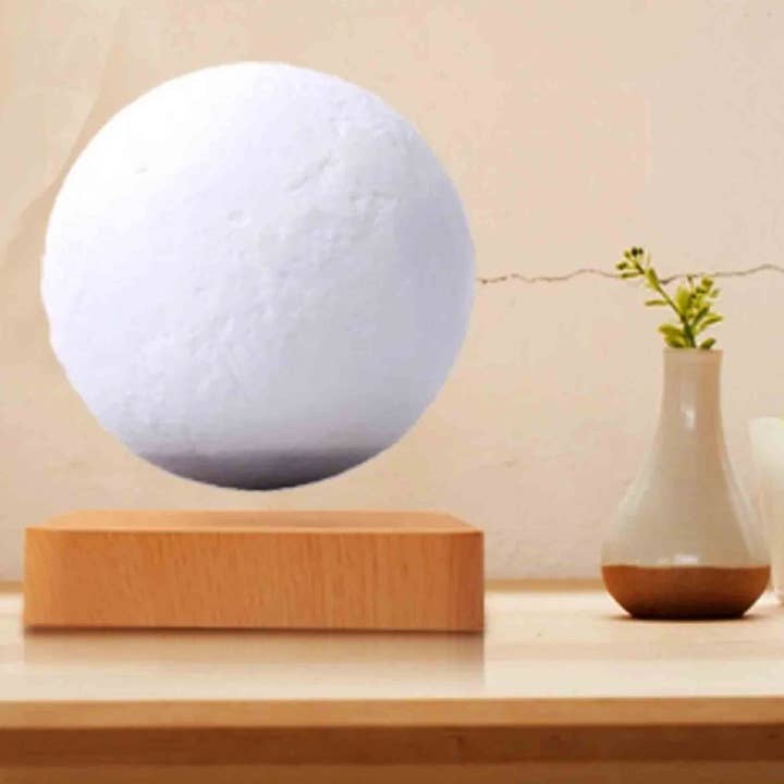 GulleeGadgets – wholesale Accent-/skrivbordslampa – Magnetisk leviterande månlampa för heminredning - diverse