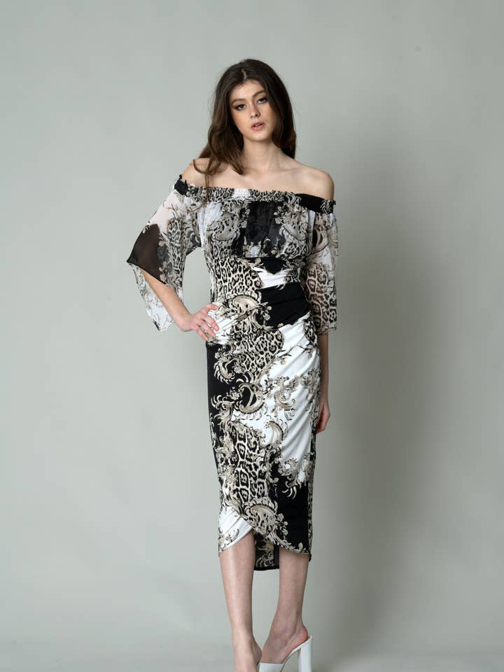 GLORIA Imp 241 Jurk voor wholesale door Orna Farho