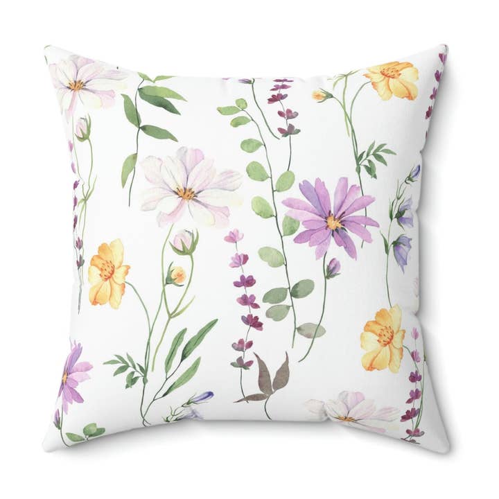 Floral Pattern Square Pillow for wholesale by Hearth Home & Living