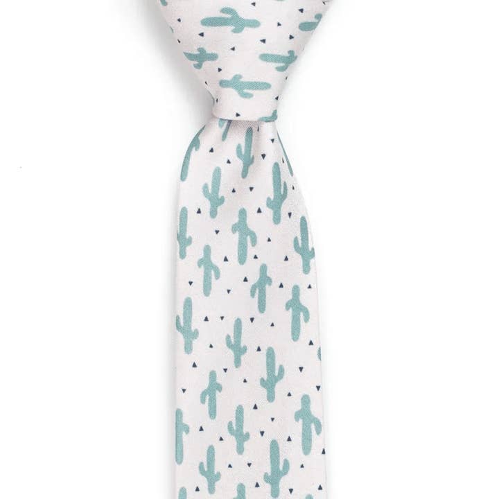 Cactie - Crèmekleurige Saguaro Cactusstropdas voor wholesale door Tough Apparel