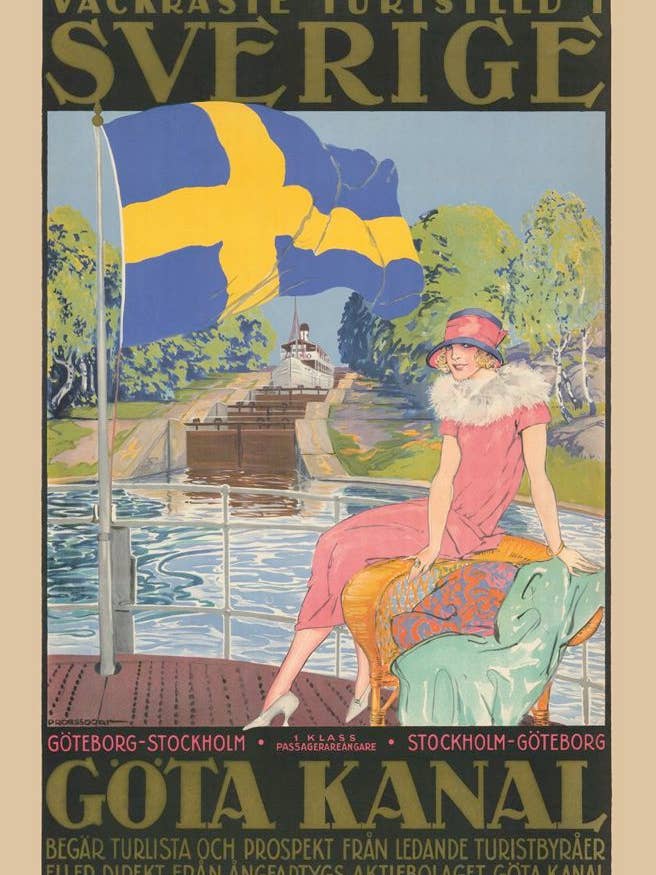 Göta Kanal Scenery, Postcard for wholesale by Come to Finland