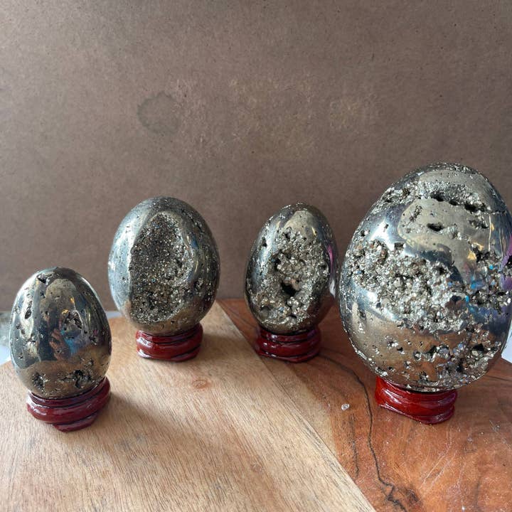 CaNatureLover - Wholesale Spiritual Stone/Crystal - Pyrite Stone from Peru: Skull, Egg, Sphere, Obelisk, Pyramid6