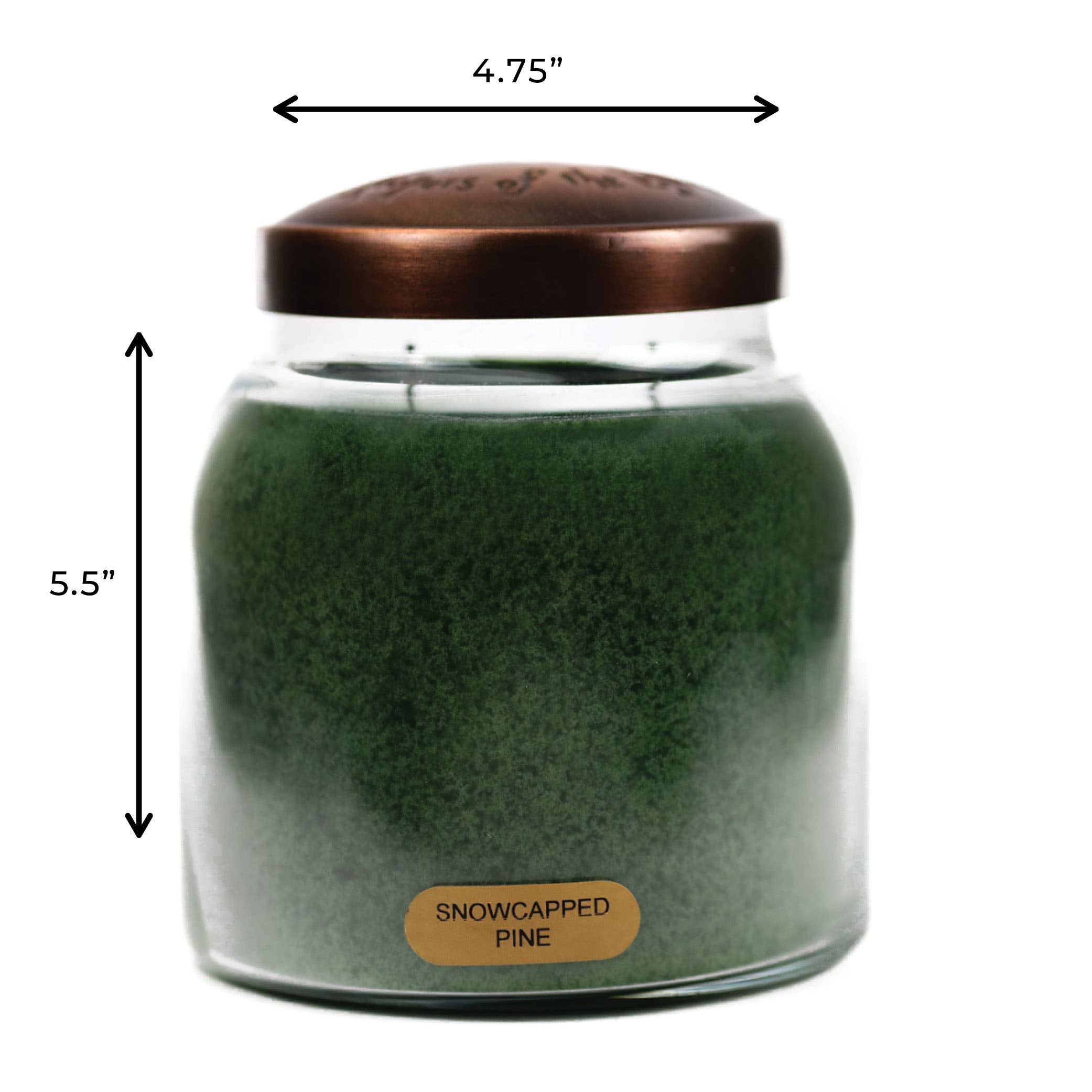 A Cheerful Giver - Wholesale Jar/Filled Candle - KOTL Papa Candle (34oz.) – Snowcapped Pine4
