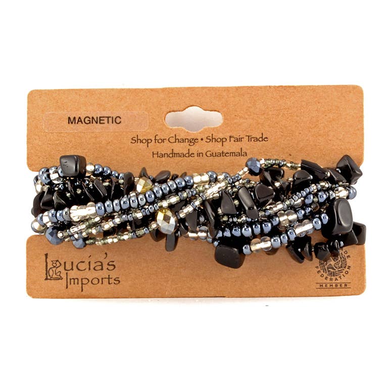 Lucia's Imports - Wholesale Beaded Bracelet - Small Rock Candy Magnetic Bracelet14