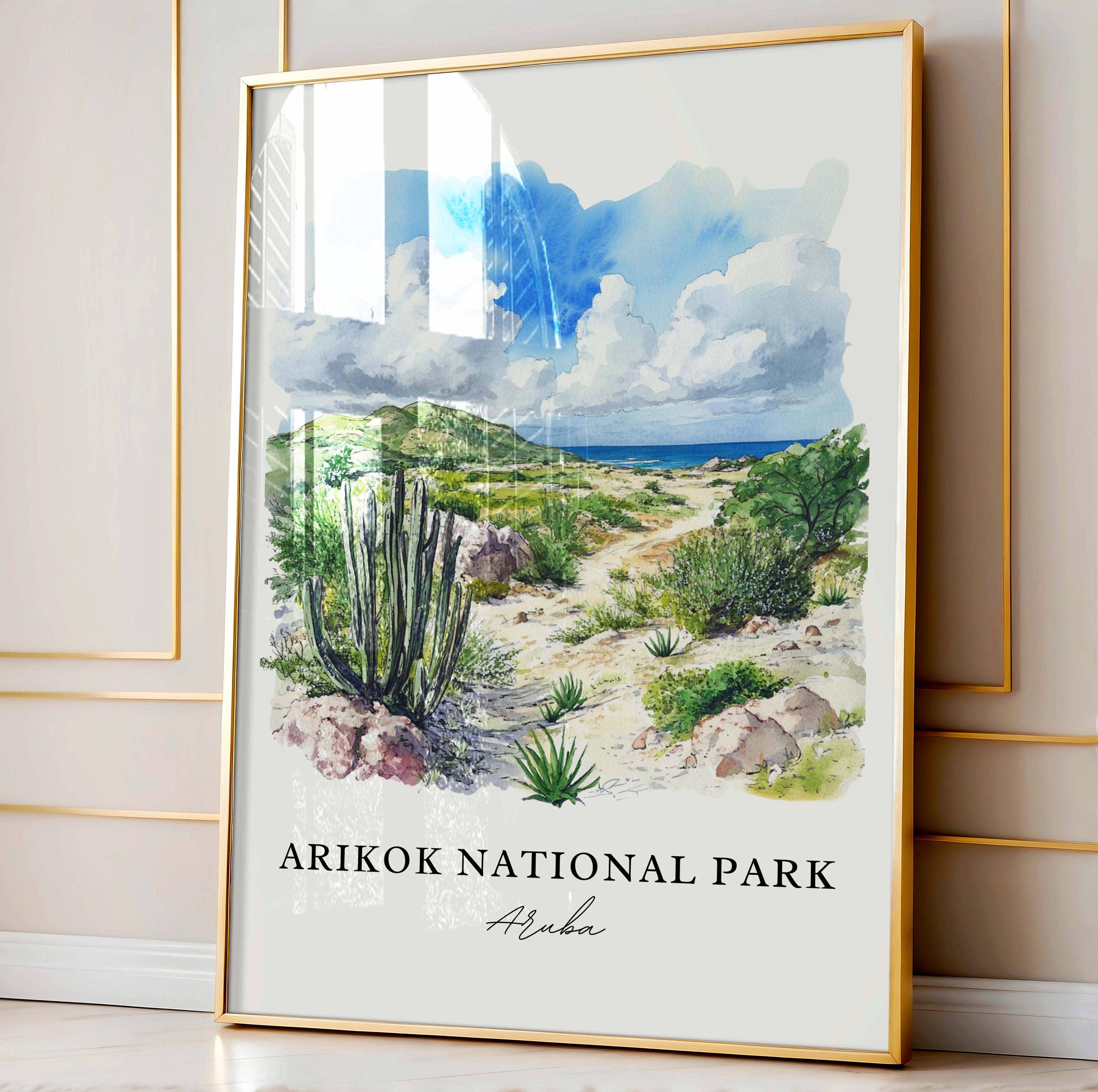 Premium Travel Art - Wholesale Art Print - Arikok National Park Wall Art - Aruba Print2