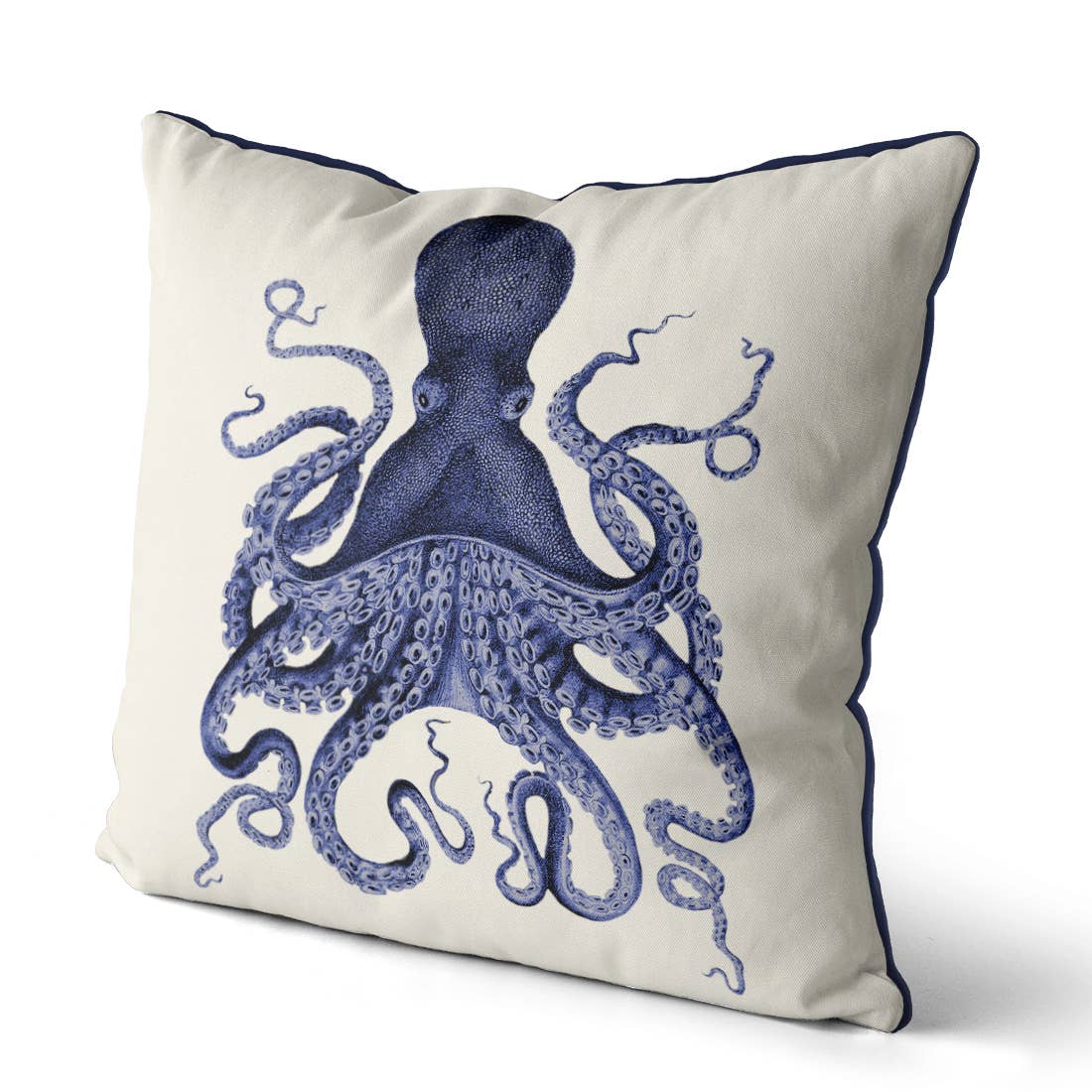 FabFunky Ltd - Wholesale Throw/Decorative Pillow - Octopus 3, Nautical Coastal throw pillow or outdoor cushion1