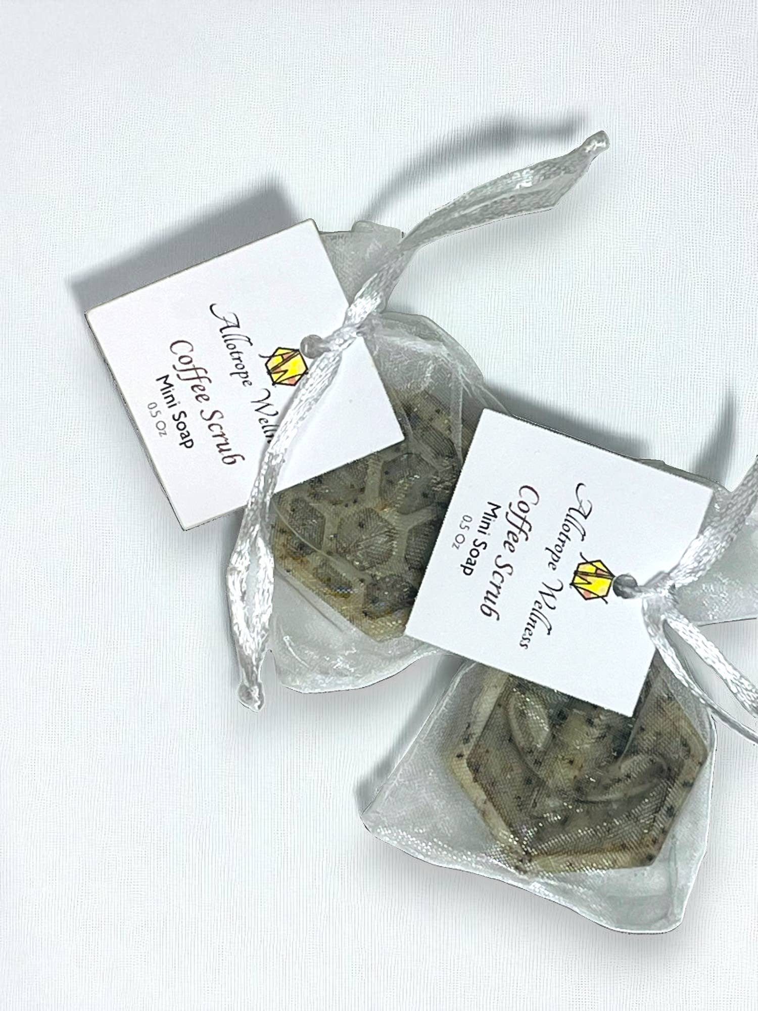 Allotrope Wellness, Inc. - Wholesale Bar Soap - Coffee Scrub Exfoliating Soap Mini1