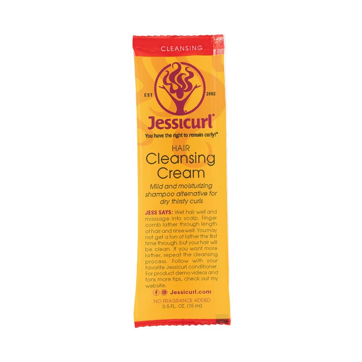 Jessicurl Hair Cleansing Cream - Mild Shampoo - 0.5oz Sample for wholesale by Jessicurl