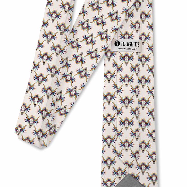 Tough Apparel - Wholesale Necktie – Men’s - Longhorn - Southwest Longhorn Tie2