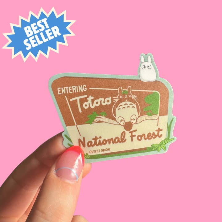 Totoro National Forest Bubble-free sticker and other Purchase Wholesale ghibli. Free Returns & Net 60 Terms on Faire trending on Faire.