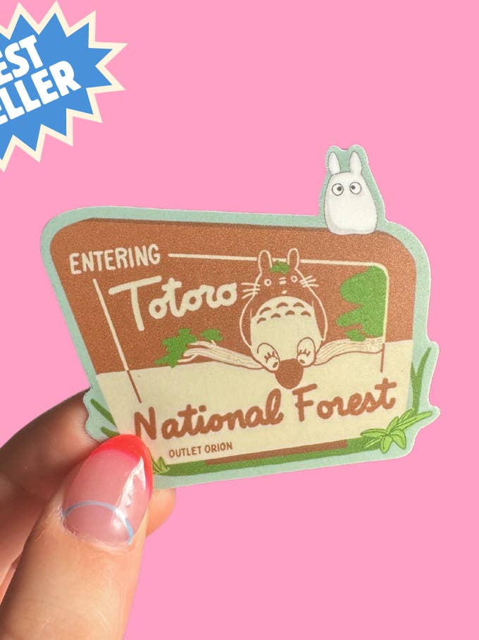 Totoro National Forest Bubble-free sticker for wholesale by Outlet Orion